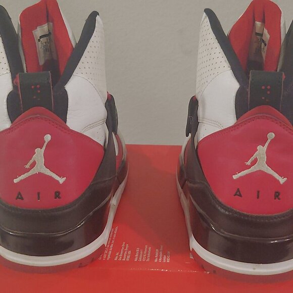 Size 12 - Jordan Flight 45 White Red A Must Have - Picture 5 of 10